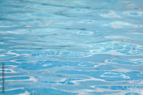 Expanse of water in the pool as an abstract background