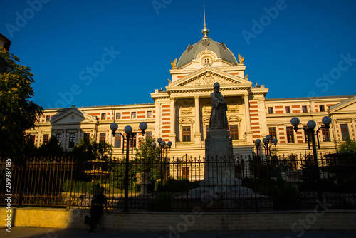 Bucharest, Romania, Europe: Beautiful historic building in the center of the city