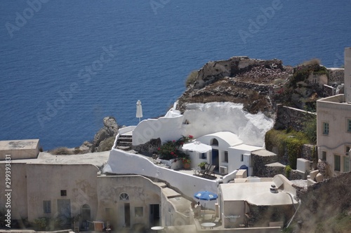 Beautiful aegean sea architecture, santorini- and greece- style