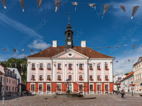 The Town Hall of Tartu; Estonia