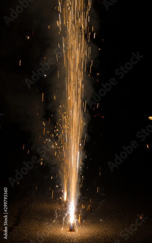 Diwali festival is celebrated with Firecrackers