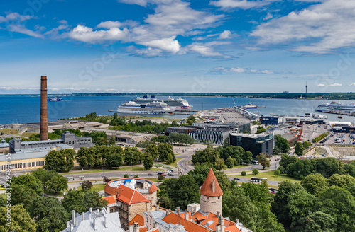 Tallinn – Passenger port with cruise liners; Estonia