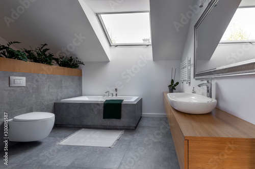 Modern interior design - bathroom