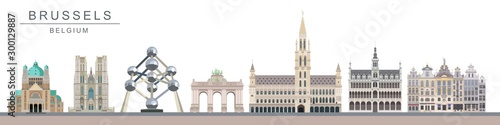 Brussels landmarks and monuments