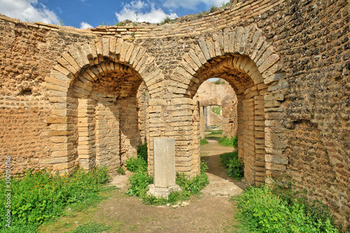 Djémila with some of the best preserved Berbero-Roman ruins in North Africa , Algeria