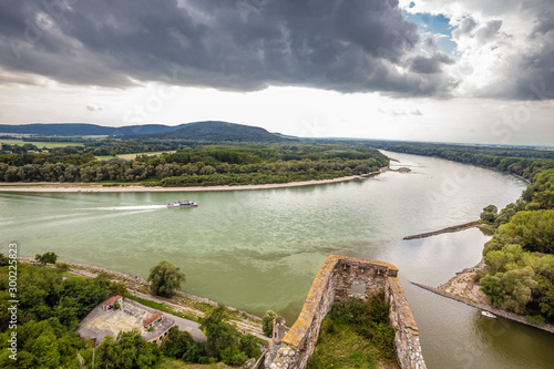 Danube River From Devin Castle-Bratislava,Slovakia