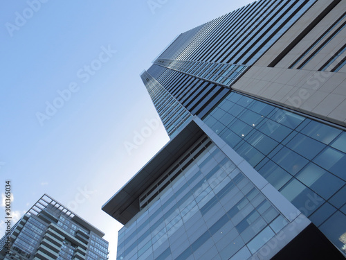 View of a skyscraper in downtown Toronto in Ontario Canada