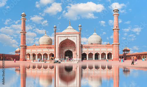 Jama Masjid, Old town of Delhi, India