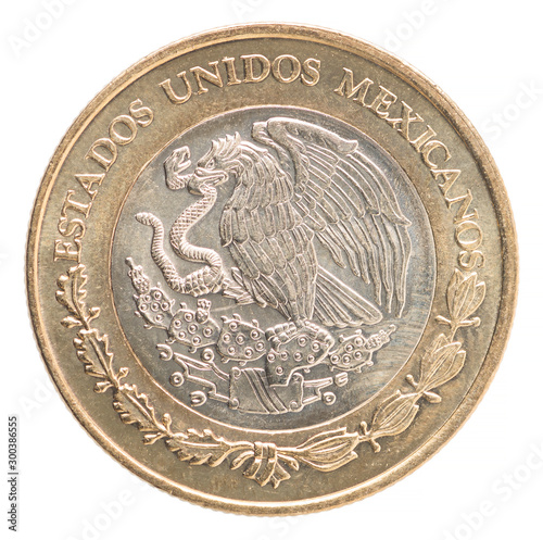 Mexican peso coin