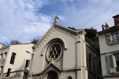 Temple protestant - Eglise protestante réformée de France dans la ville de Vienne - Département de l'Isère - France - Vue extérieure