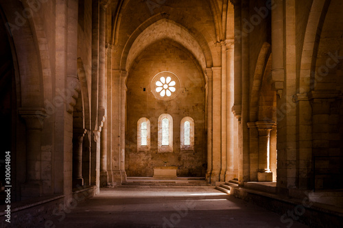 Inside deserted Abbey