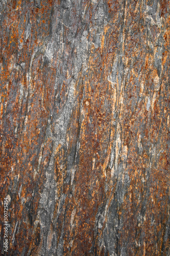 Abstract background of the surface of a stone called Portuguese with iron ore strokes making surreal shapes