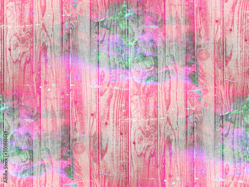 Texture of old wood. Colorful grunge background. Damaged surface.