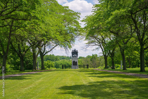 Statue at Fallen Timbers Battlefield