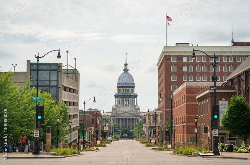 Street View of the Illinois State Capitol Building