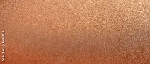 Panorama bronze texture background. Panoramic shiny smooth bronz