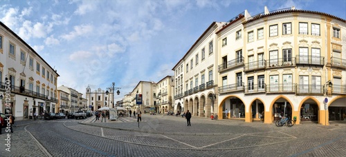 on the street in the Evora city - Portugal