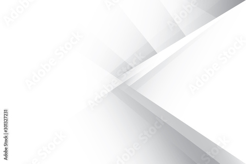 Abstract geometric white and gray color background. Vector, illustration.