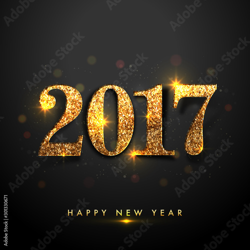 Golden Text 2017 for New Year Celebration.