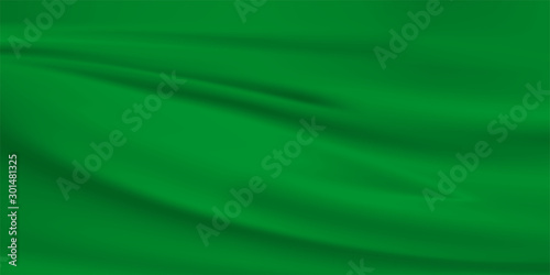 Illustration of a waving flag of the Libya