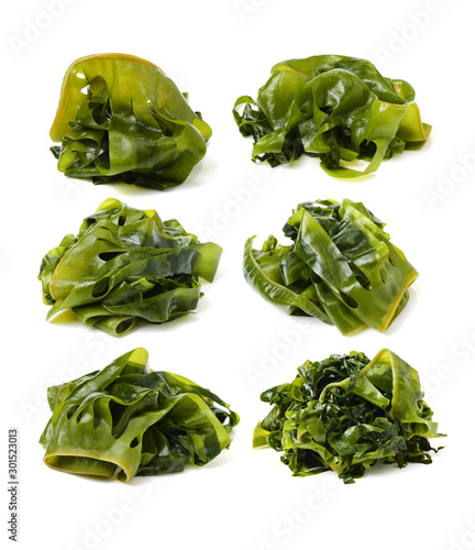 soaked wakame seaweed, japanese food