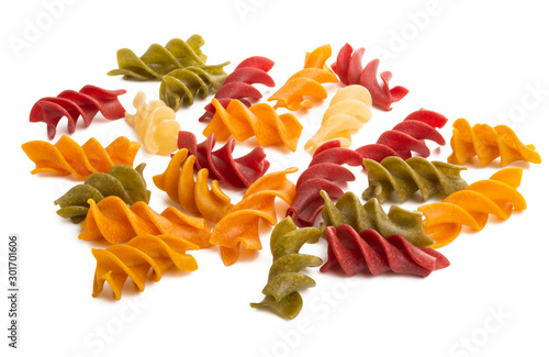 italian pasta isolated