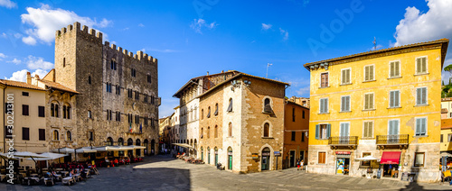 old town of massa marittima in italy