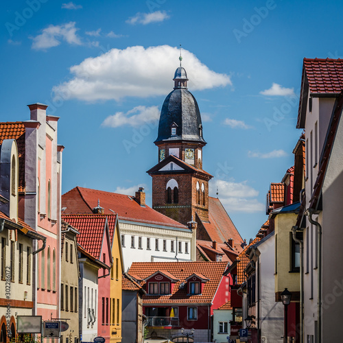 Waren (Müritz) Altstadt mit Marienkirche