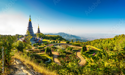 Doi Inthanon National Park when sunset, Chiang mai, Thailand