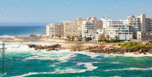 view of Bantry Bay and apartments in Cape Town South Africa