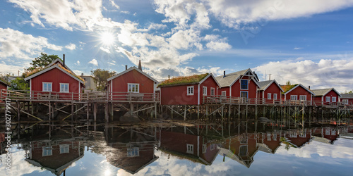 Fishing Village in Lofoten