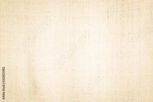 Cream abstract cotton towel mock up template fabric on background. Cloth Wallpaper of artistic grey wale linen canvas texture. Cloth Blanket or Curtain of pattern and copy space for text decoration.