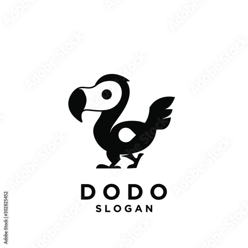 dodo bird logo icon design vector illustration