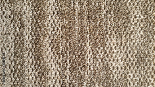 Sisal coconut fiber carpet background