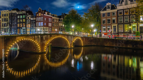 An Amsterdam Urban Nightscape