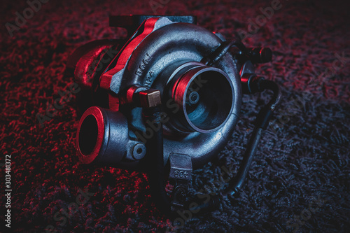 Old reconditioned car turbocharger