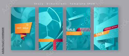 Soccer European championship. 2024 Abstract Turquoise background soccer pattern banner set Football. Poster Europe Champion League award cup, Soccer ball, Winner, world WIN Finale Game trend template