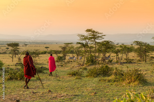 bush walk with Maasais in kenya