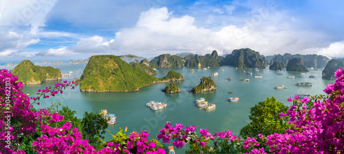 Landscape with amazing Halong bay, Vietnam