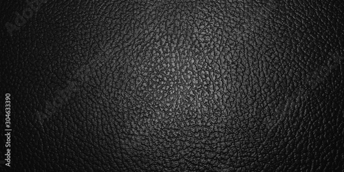 shiny black leather texture background. with selective focus