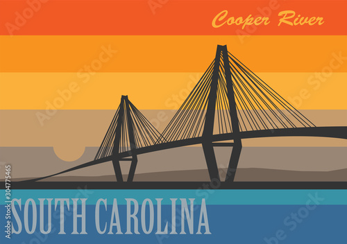 Cooper River Bridge in South Carolina