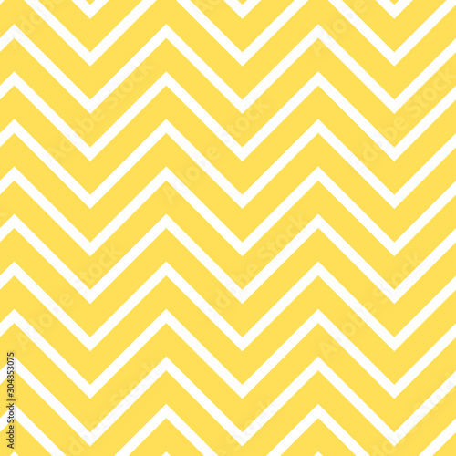 Yellow chevron seamless pattern. Bright yellow zigzag repeating pattern for fabric, baby shower paper, gift wrap, backgrounds, borders, frames, scrapbooking and more.