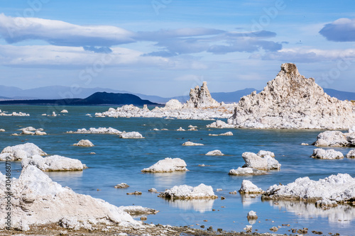 Volcanic Tufa formations of Mono Lake in the Eastern Sierra of California.