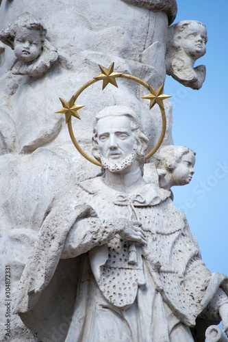 statue from 1756 in Liberty Square in Timisoara