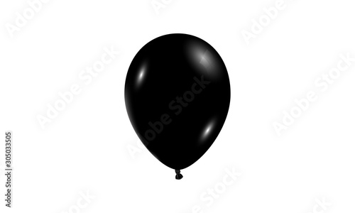 Schwarzer Ballon