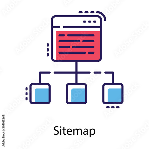  Web Sitemap Vector 