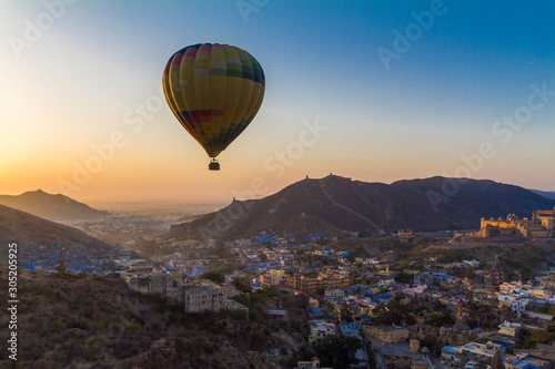 Ballonfahrt über Jaipur