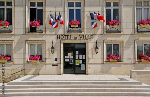 Montoire sur le Loir; France - june 30 2019: town hall