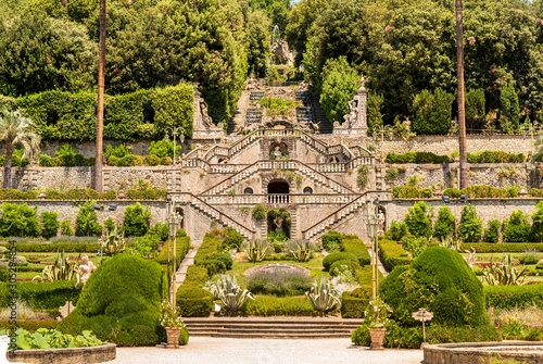 Historic Garden Garzoni in Collodi, in the municipality of Pescia in Tuscany, Italy