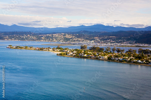 Aerial view of Leisure Isle and Thesen Island, Knysna